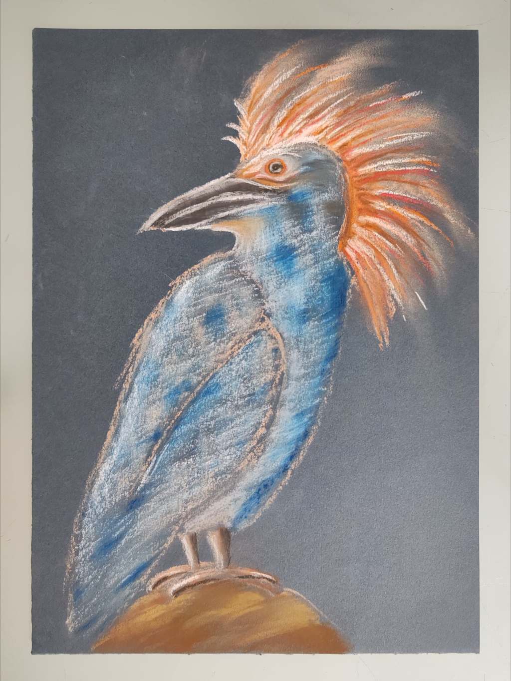 Pastel Painting of an AI&nbsp;Bird