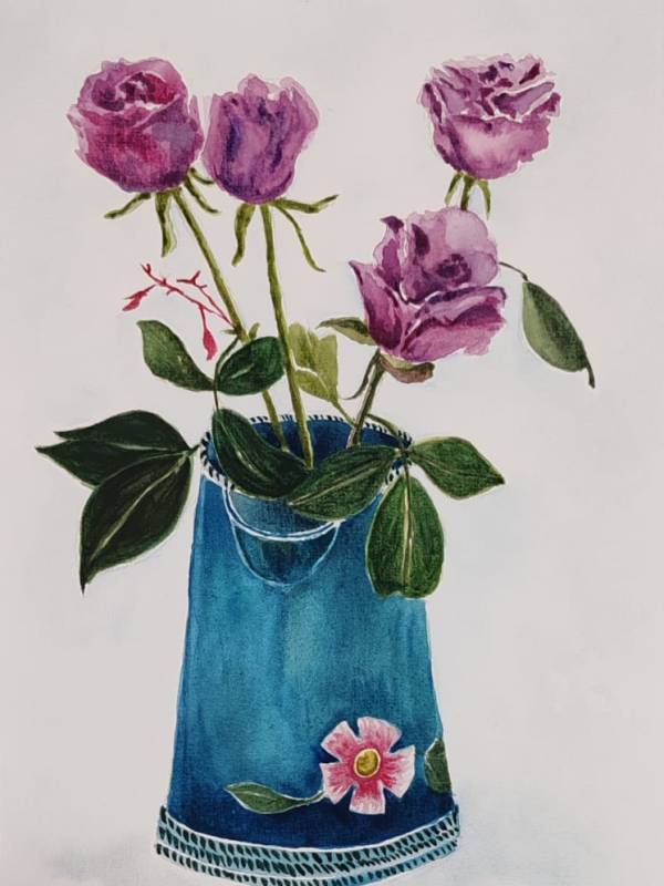 Improving Watercolor Skills: Roses and&nbsp;Composition